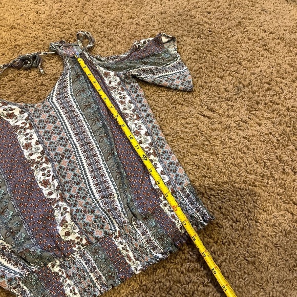 Daytrip printed cold shoulder top - Picture 4 of 7